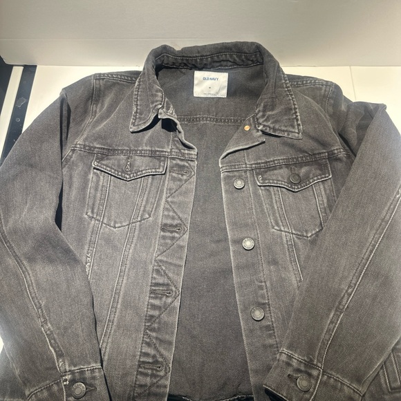 Old Navy Jackets & Blazers - Old Navy Charcoal Denim Blazer